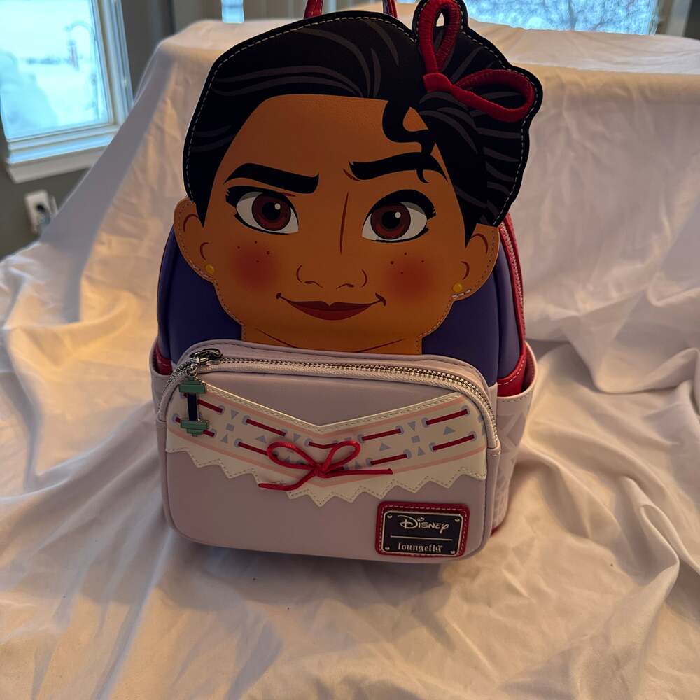 Loungefly Disney Encanto Luisa Madrigal Cosplay Mini Backpack